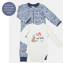 Load image into Gallery viewer, 2pcs Romper Bundle (Little Prince) (newborn)

