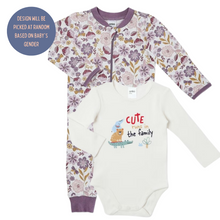 Load image into Gallery viewer, 2pcs Romper Bundle (Little Princess) (3 - 6 months)
