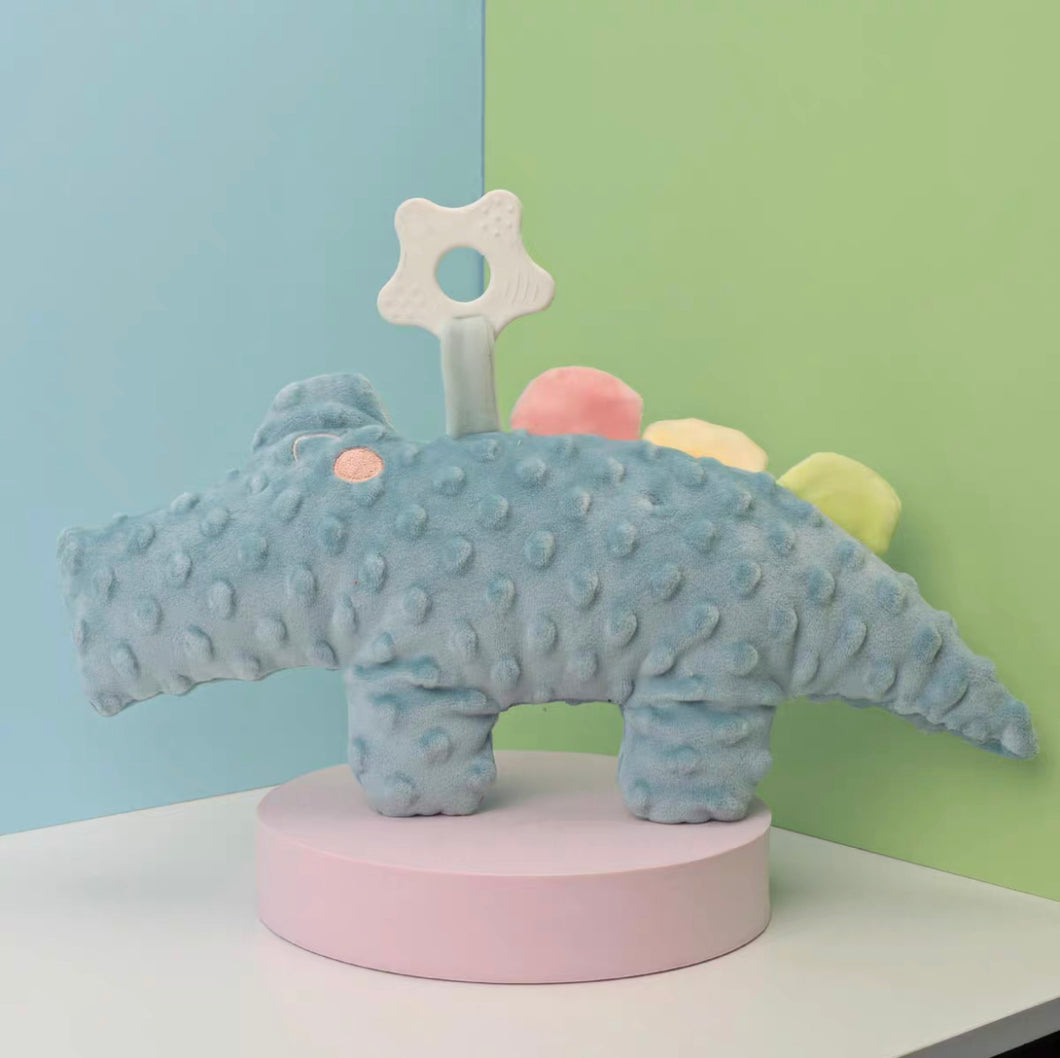 Minky Teething Beanie Toy (Crocodile)