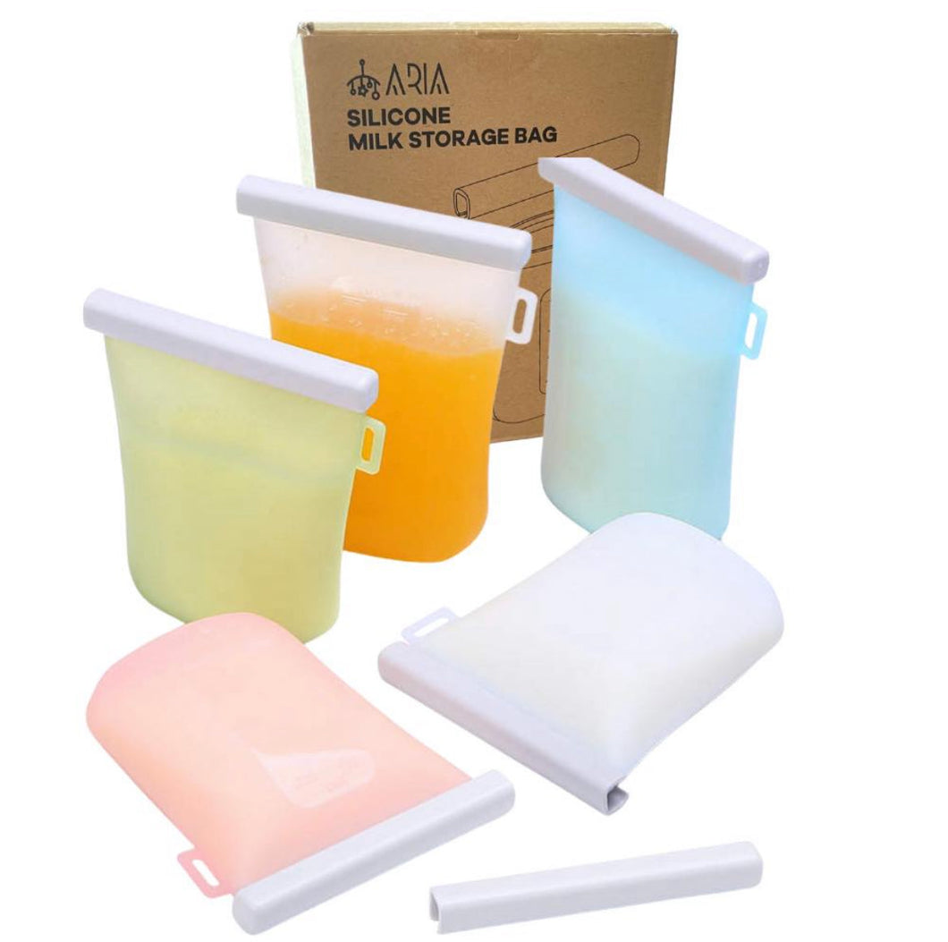 [Set of 2s] Silicone Milk Storage Bag (240ml)