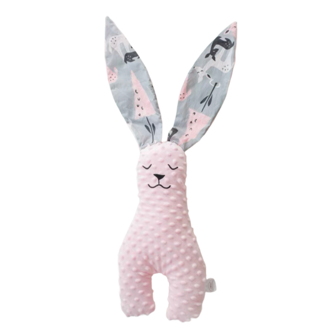 Long Ear Minky Bunny Large (Pink)