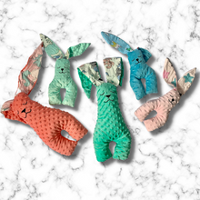 Load image into Gallery viewer, Long Ear Minky Bunny Large (Blue)
