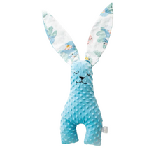 Load image into Gallery viewer, Long Ear Minky Bunny Large (Blue)
