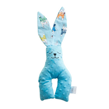 Load image into Gallery viewer, Long Ear Minky Bunny Small (Blue)
