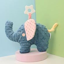Load image into Gallery viewer, Minky Teething Beanie Toy (Elephant)
