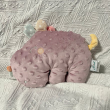 Load image into Gallery viewer, Minky Teething Beanie Toy (Rhinoceros)
