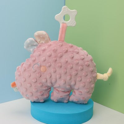 Minky Teething Beanie Toy (Rhinoceros)