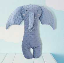Load image into Gallery viewer, Minky Soothing Sleep Aid Cushion - Mr Elephant
